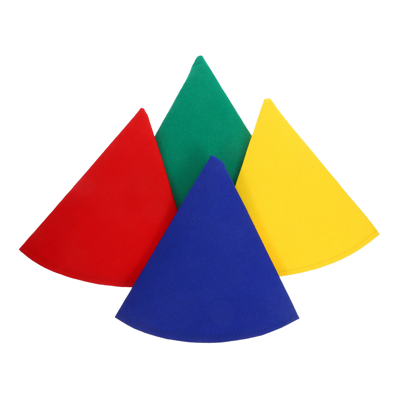 Party Hat Cone - 4 sztuki filcowych stożkowych kapeluszy dla