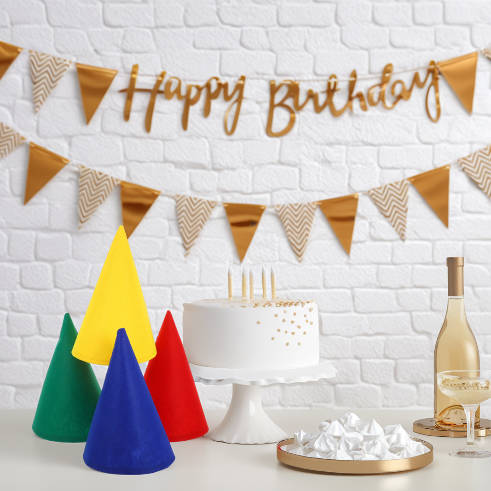 4 sztuki filcowych stożkowych  – Party Hat Cone recenzja i cena