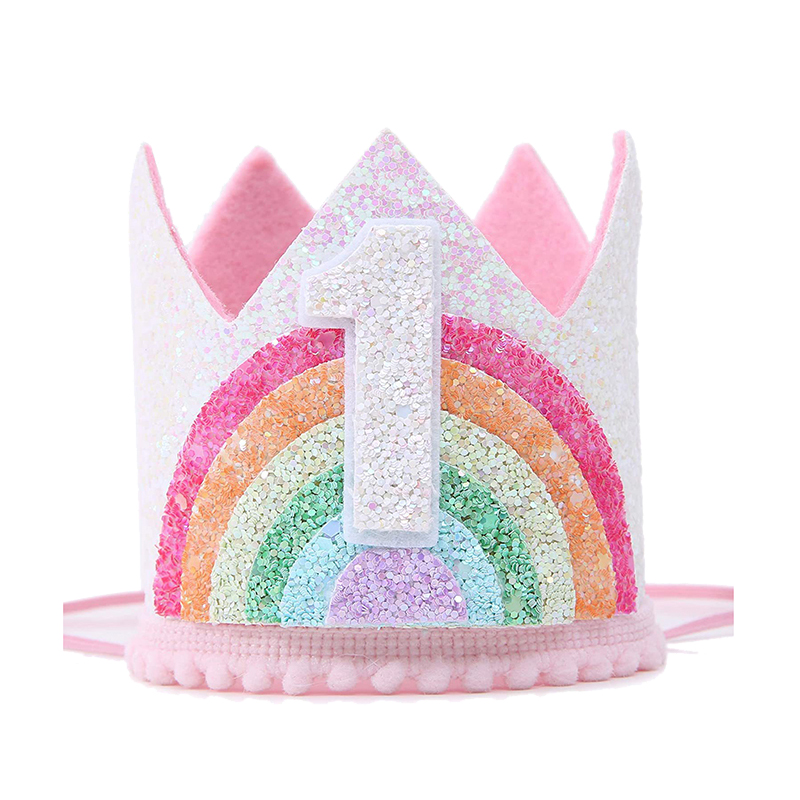 Filcowa tęczowa korona urodzin – Party Hat Cone recenzja i cena