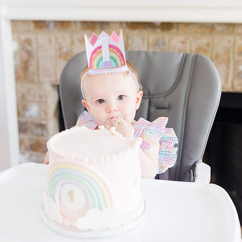Filcowa tęczowa korona urodzin – Party Hat Cone recenzja i cena