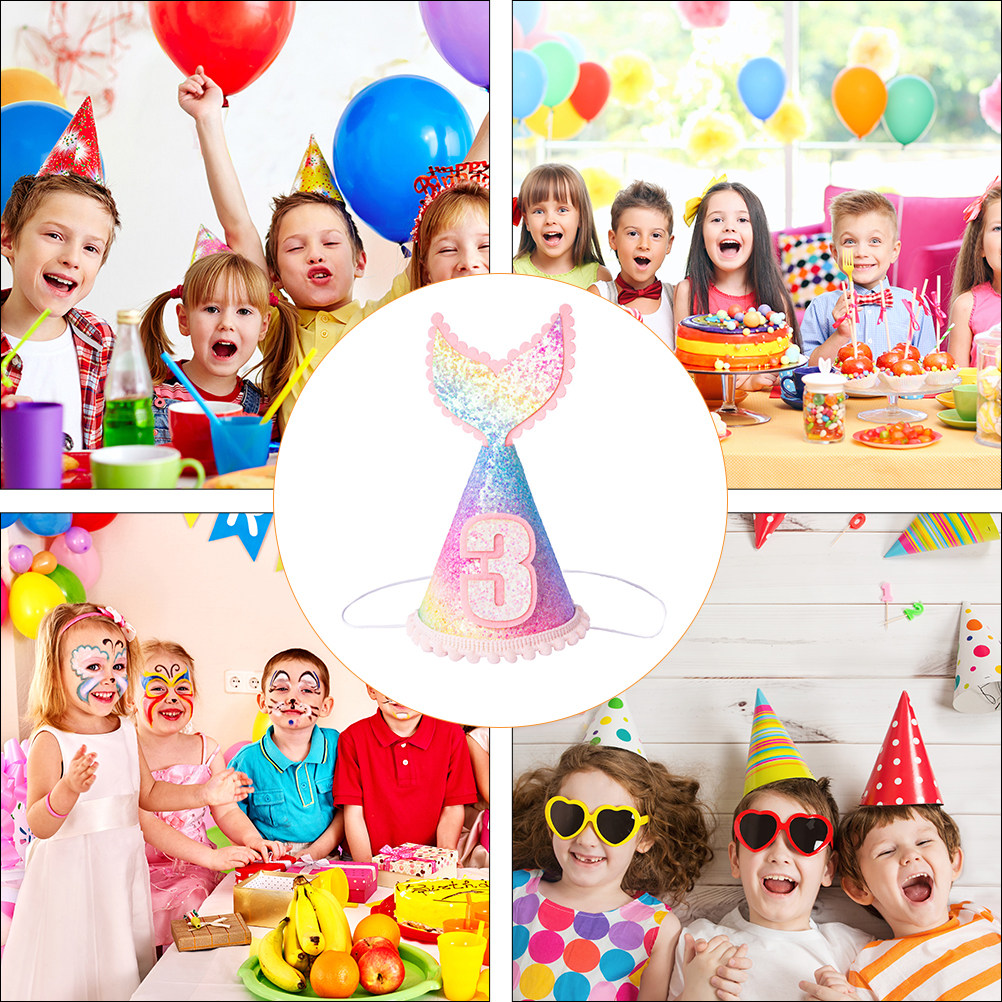 1 szt. cekinowy kapelusz syren – Party Hat Cone recenzja i cena